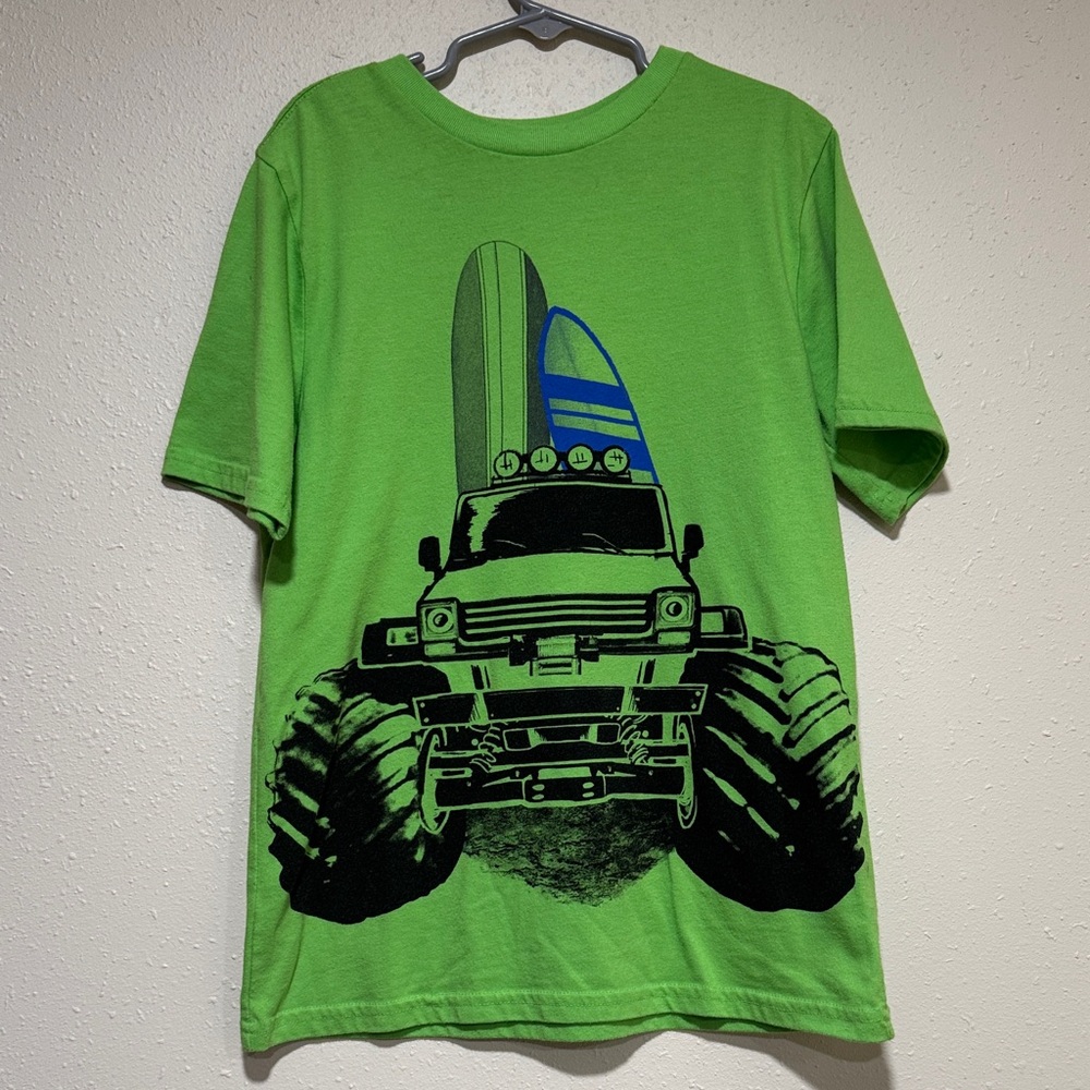5/20$ Garanimals Lime Green Monster Truck Tee